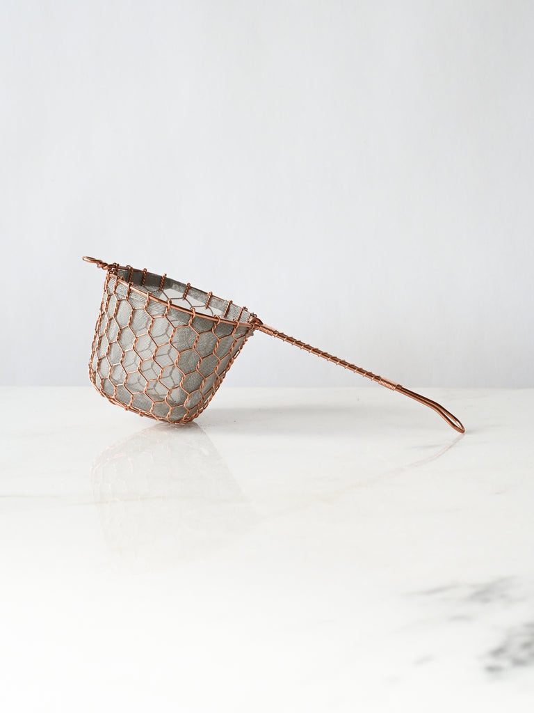 Copper Tea Strainer