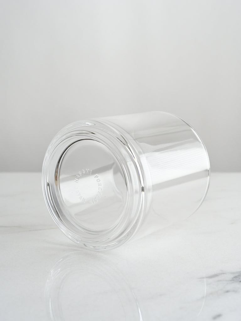 Square Glass Tumbler in Clear | Set of 3