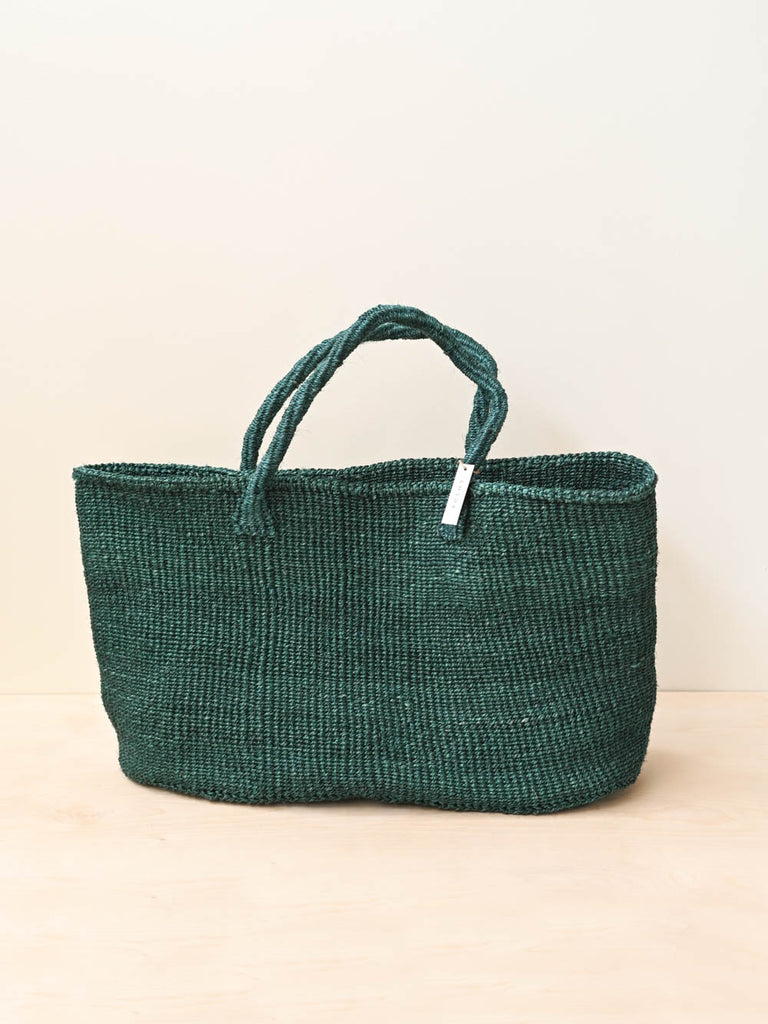 XL Sisal Tote Basket | Deep Ocean