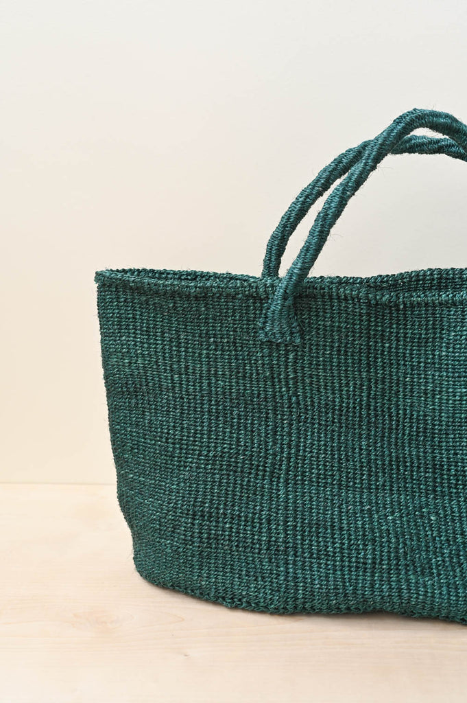 XL Sisal Tote Basket | Deep Ocean