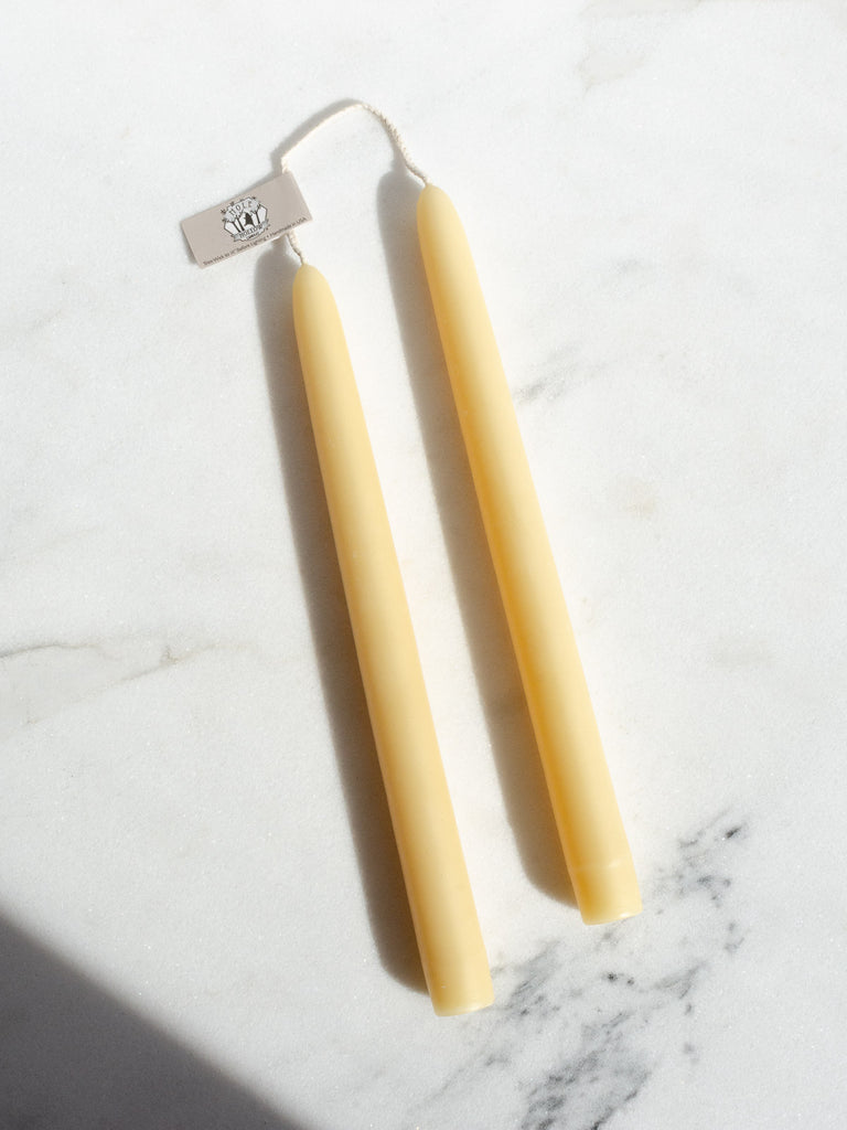 Beeswax Taper Candles