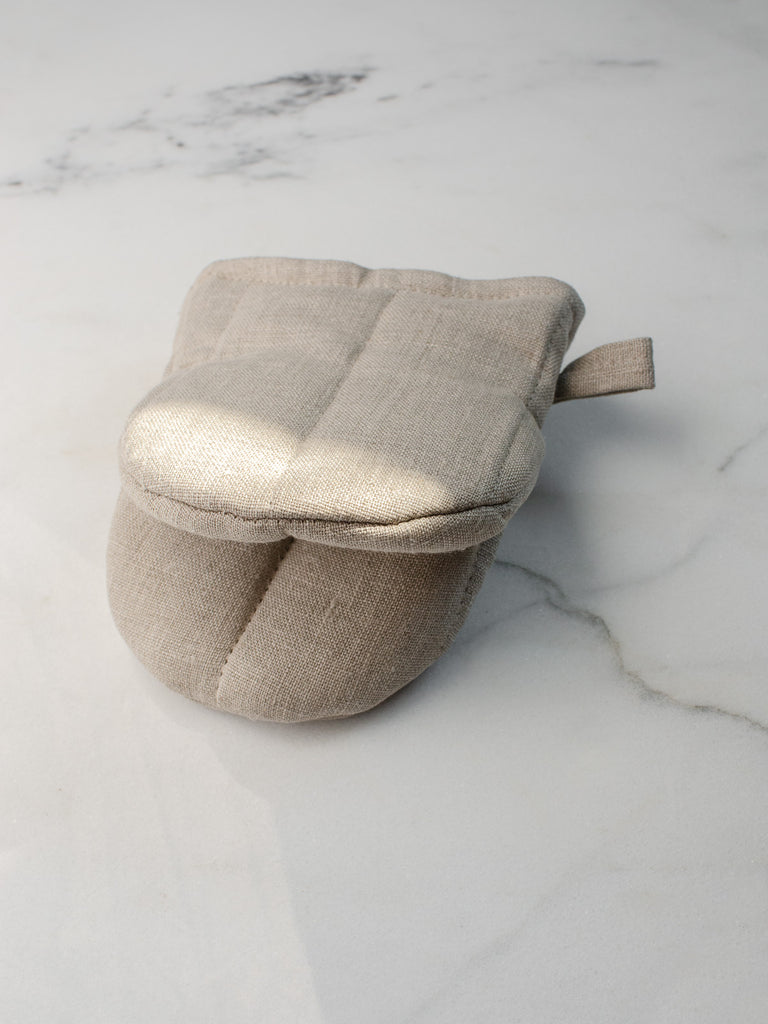 Linen Oven Mitten