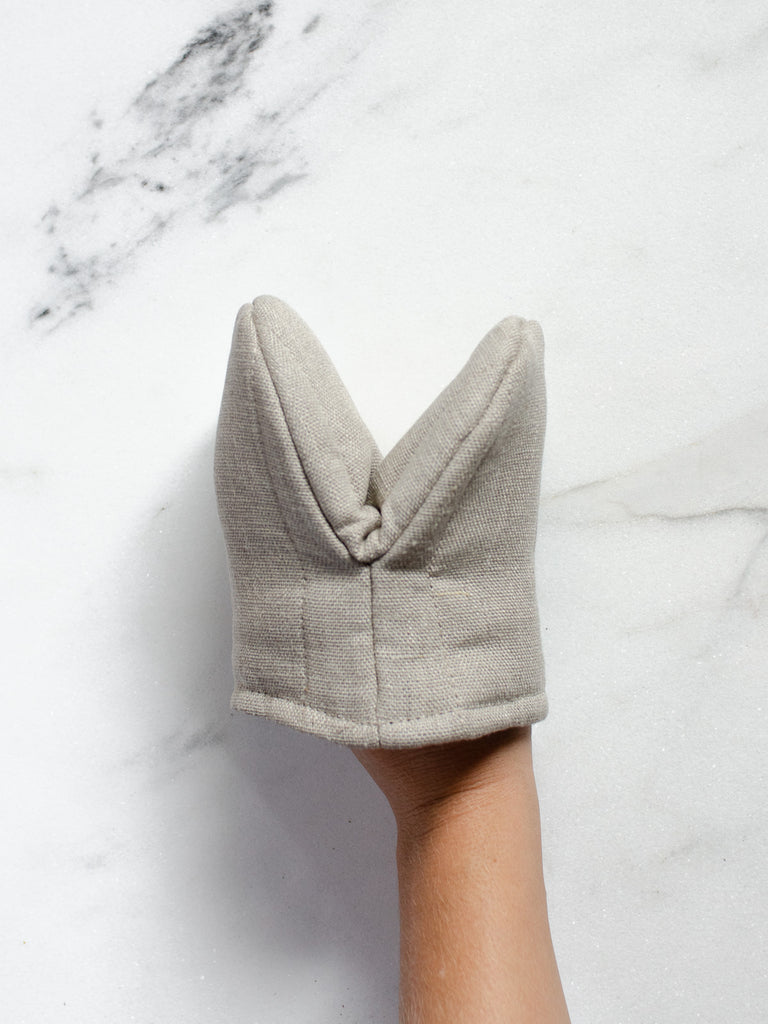 Linen Oven Mitten