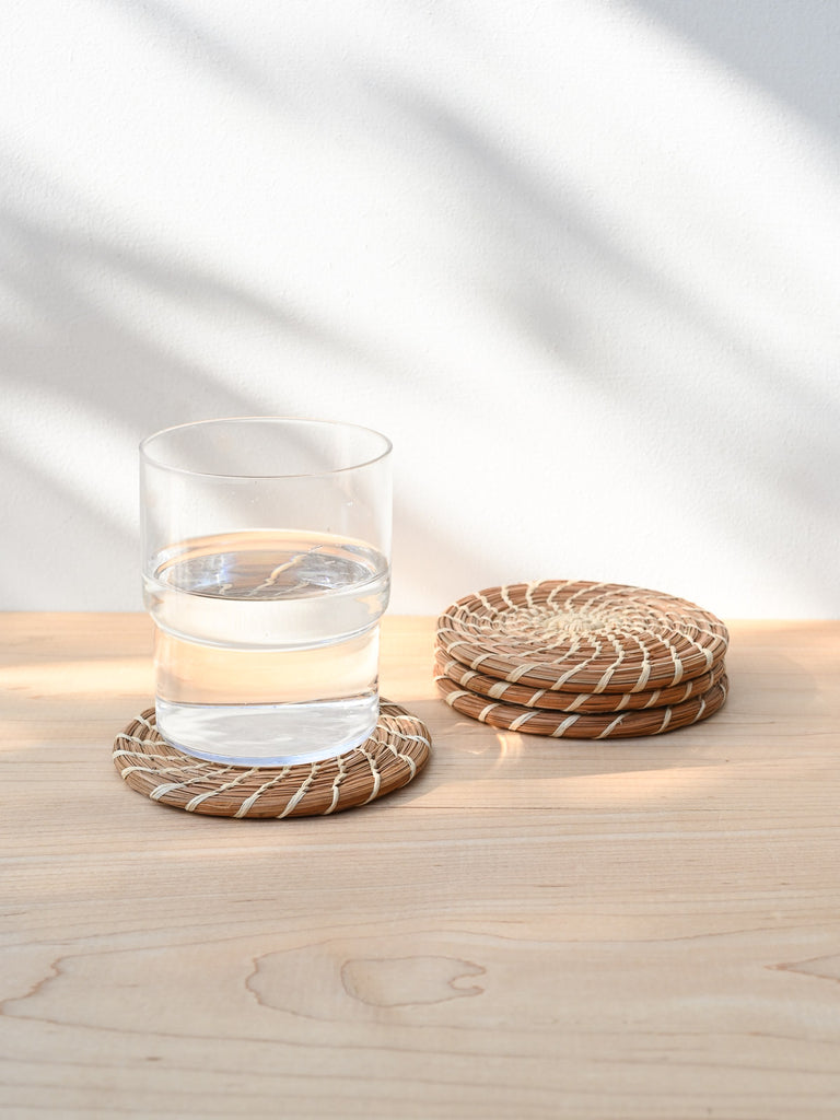 Pine Needle Coasters