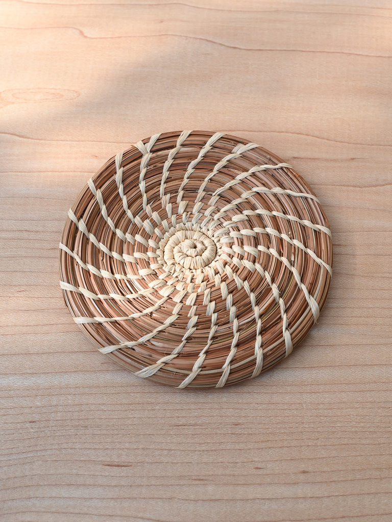 Pine Needle Coasters