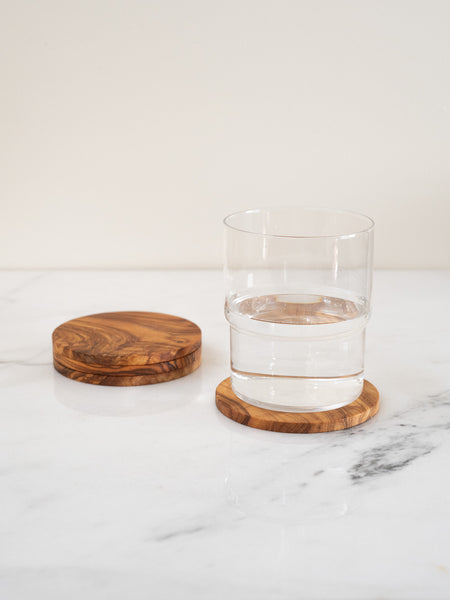 Round Olivewood Coasters – The French Olive  Quality French Varietal Olive  Oil from California