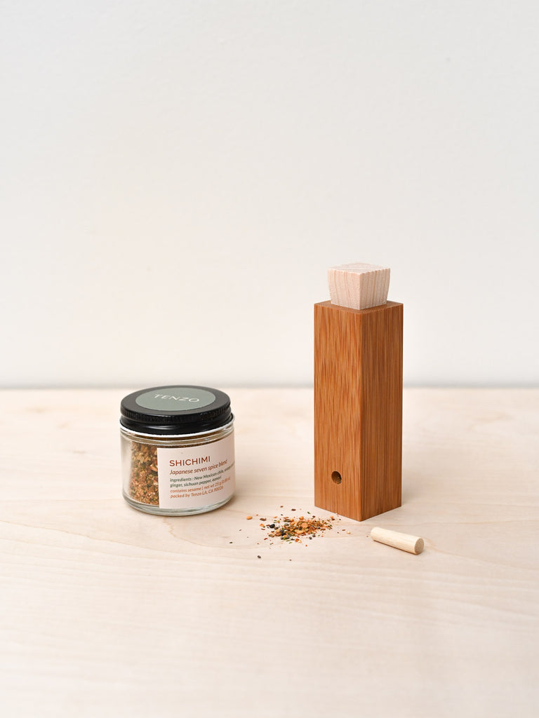 Bamboo Spice Dispenser