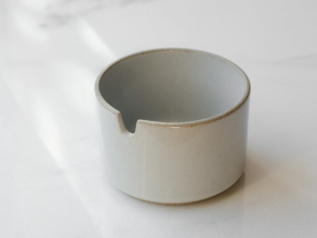 Gloss Gray Salt/Sugar Pot
