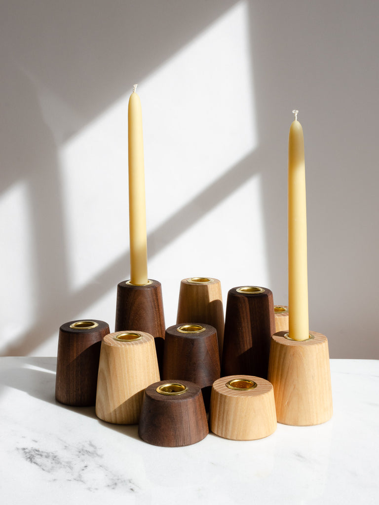 Beeswax Taper Candles