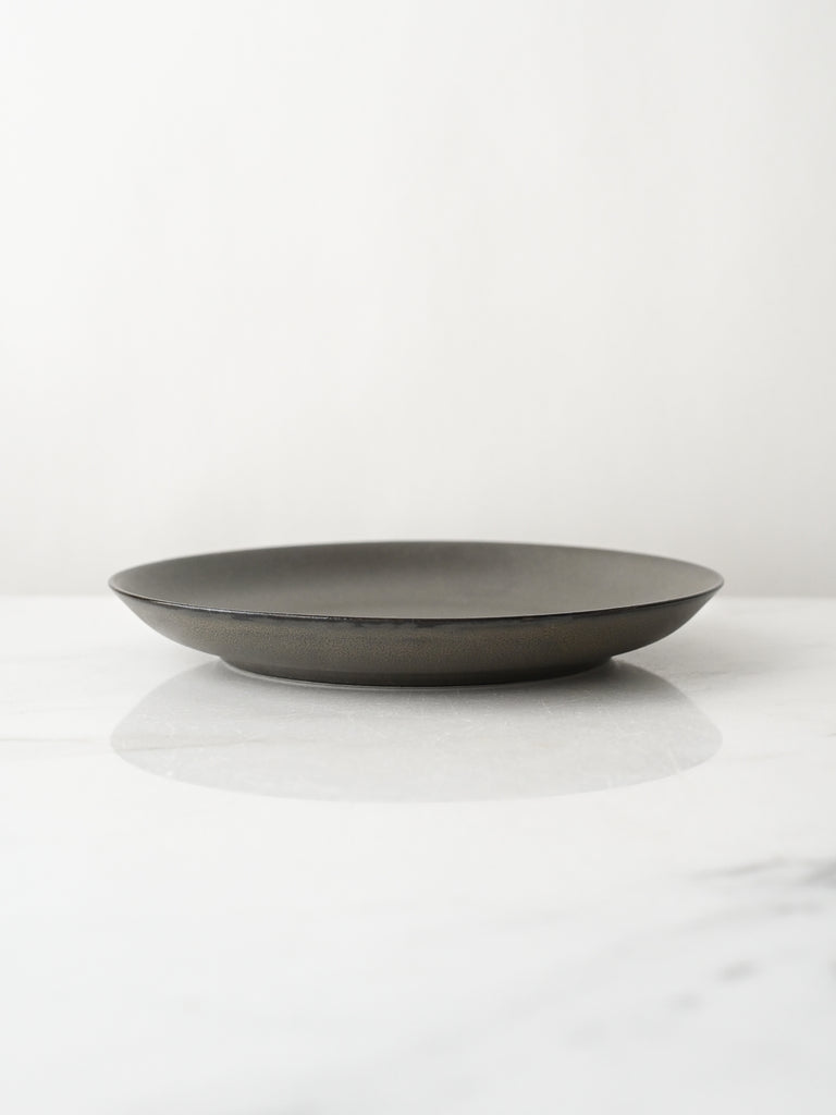 Side Plate in Tenmoku Glaze