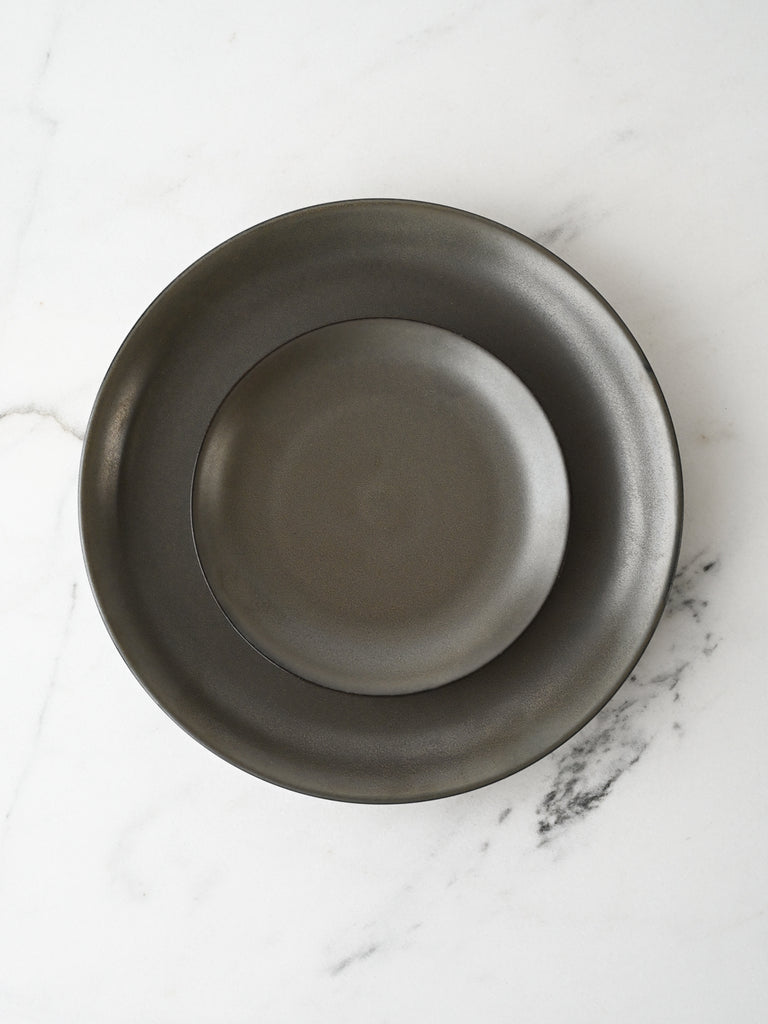 Side Plate in Tenmoku Glaze