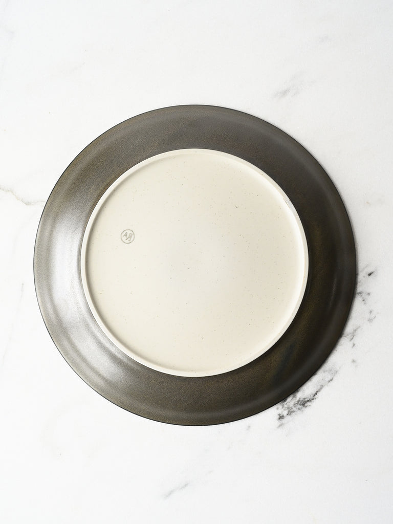 Dinner Plate in Tenmoku Glaze