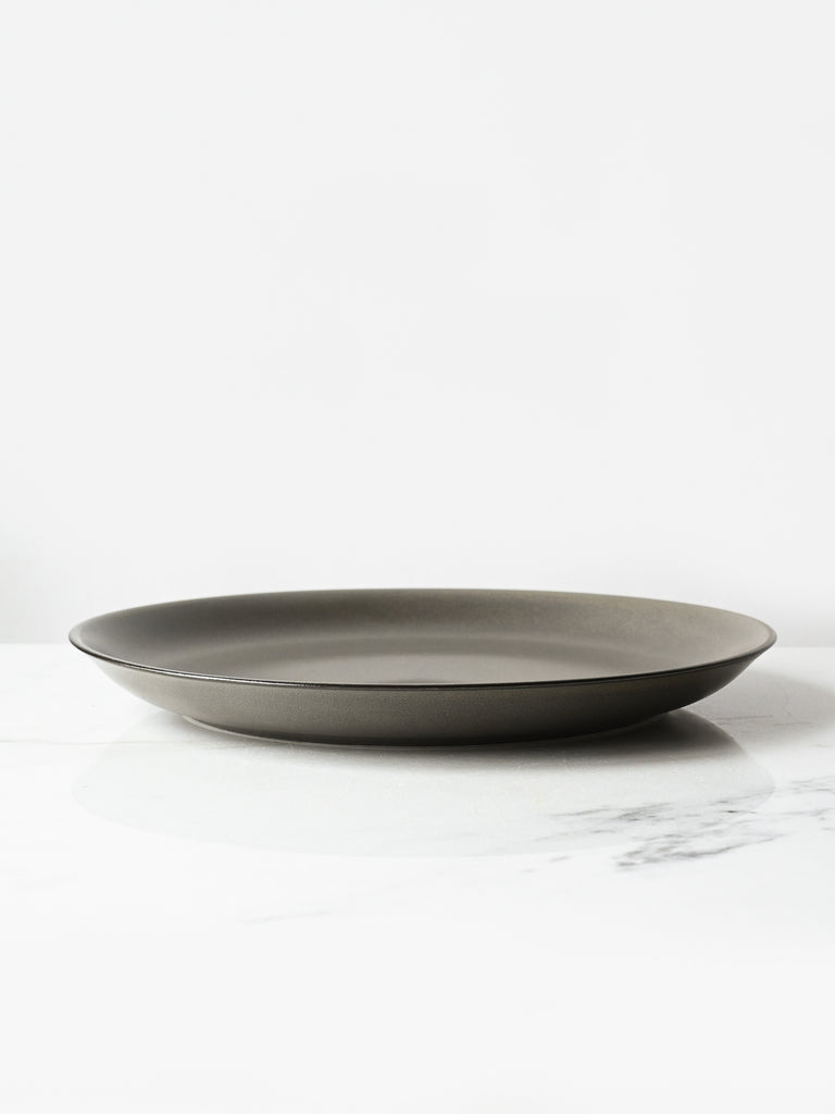 Dinner Plate in Tenmoku Glaze