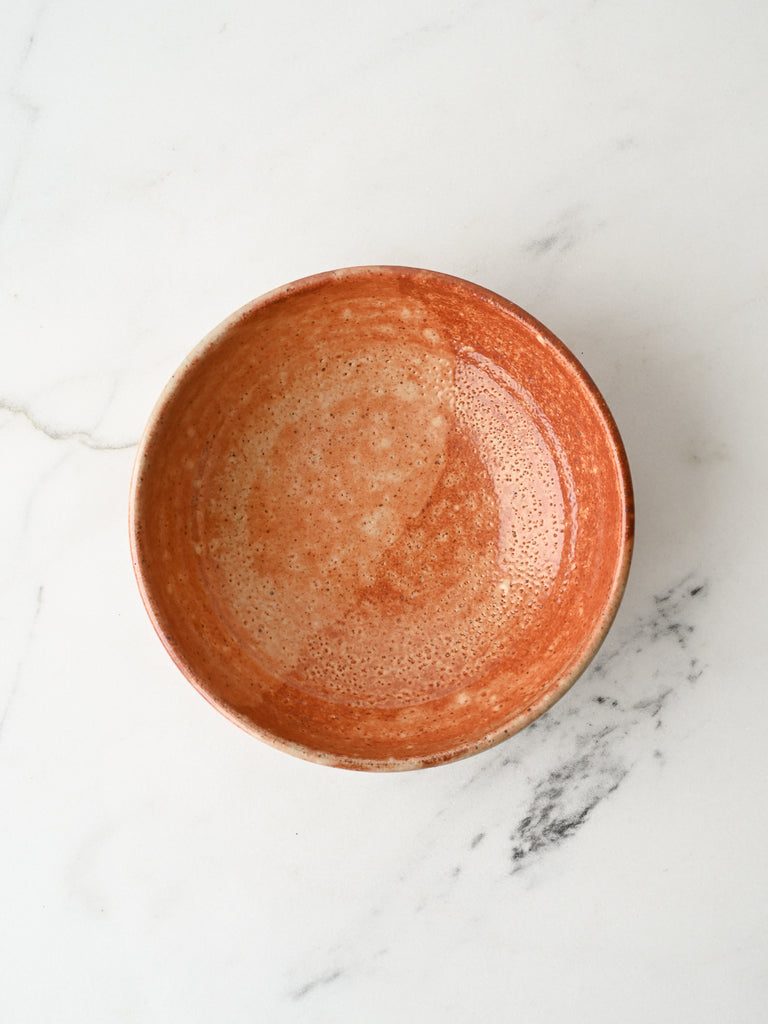 Red Shino Serving Bowl | No. 01