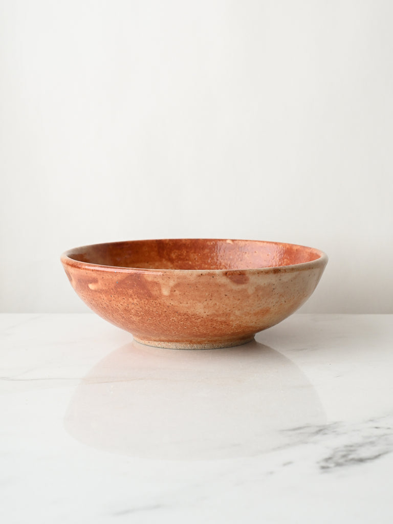 Red Shino Serving Bowl | No. 01