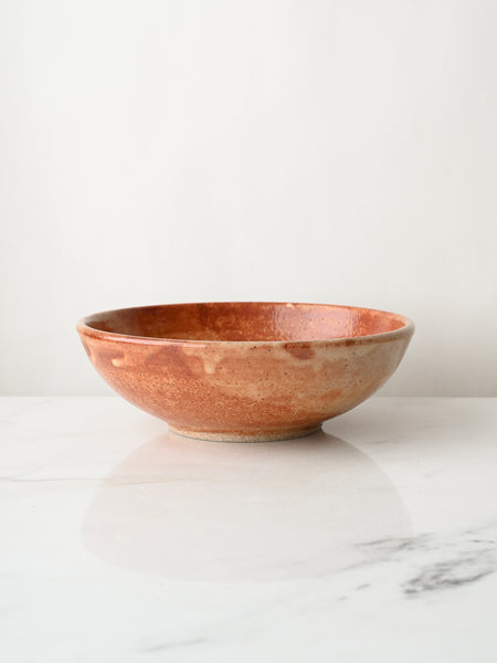 Red Shino Serving Bowl | No. 01