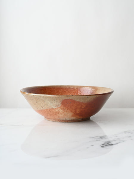 Red Shino Serving Bowl | No. 03