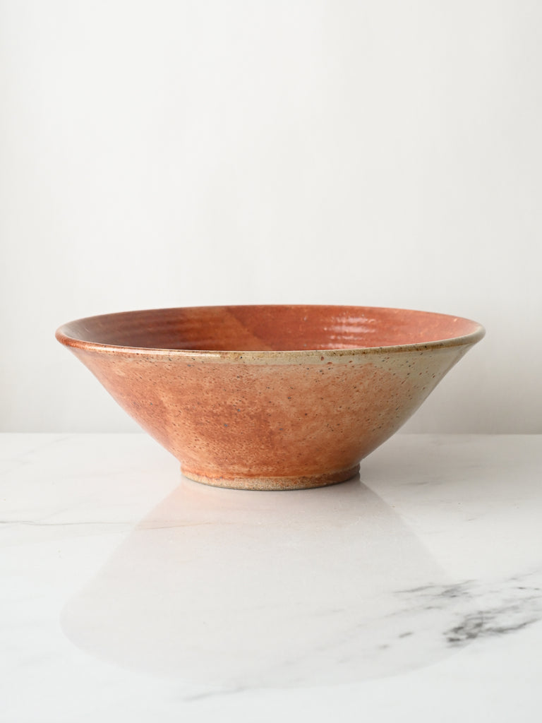 Red Shino Serving Bowl | No. 04