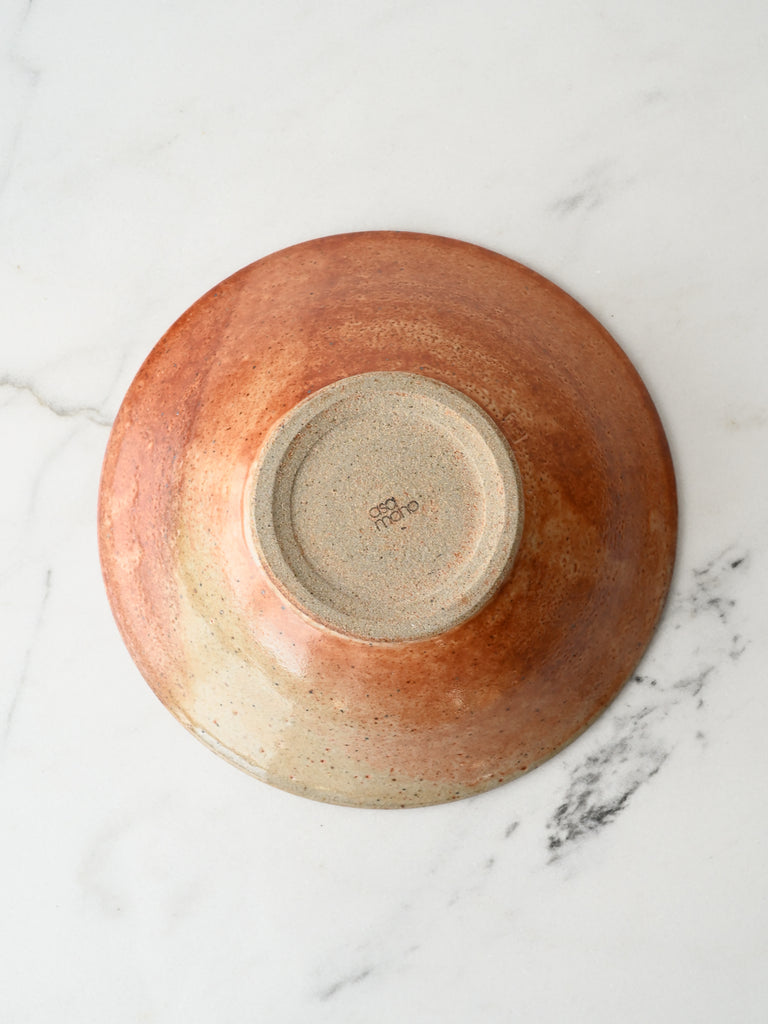 Red Shino Serving Bowl | No. 04