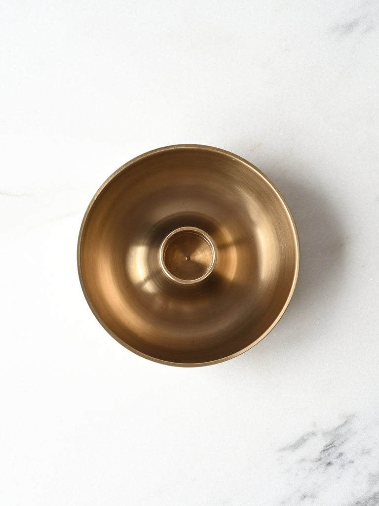 Brass Candle Saucer
