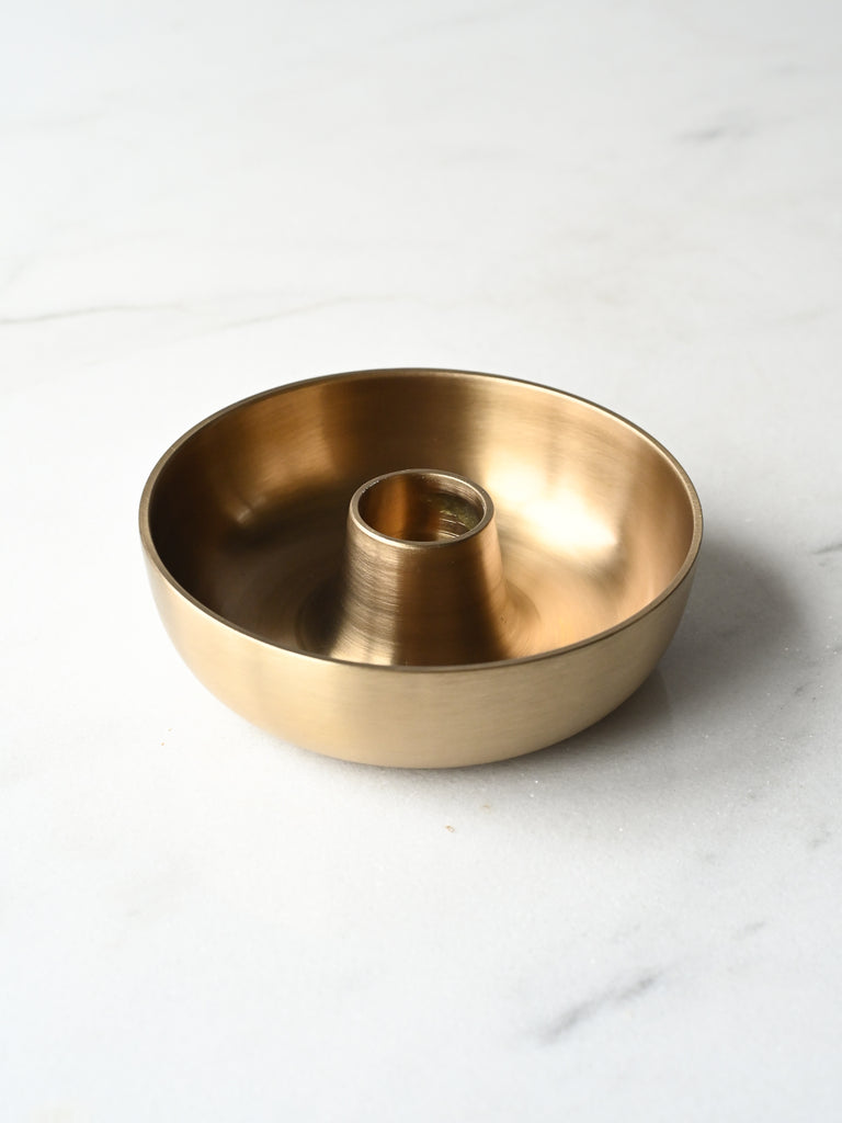 Brass Candle Saucer