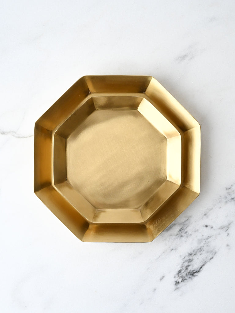 Brass Octagonal Tray