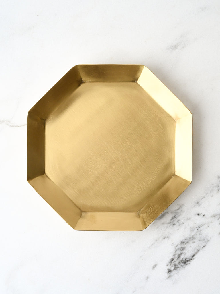 Brass Octagonal Tray