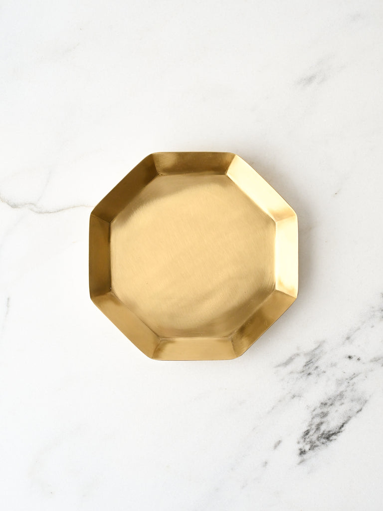 Brass Octagonal Tray