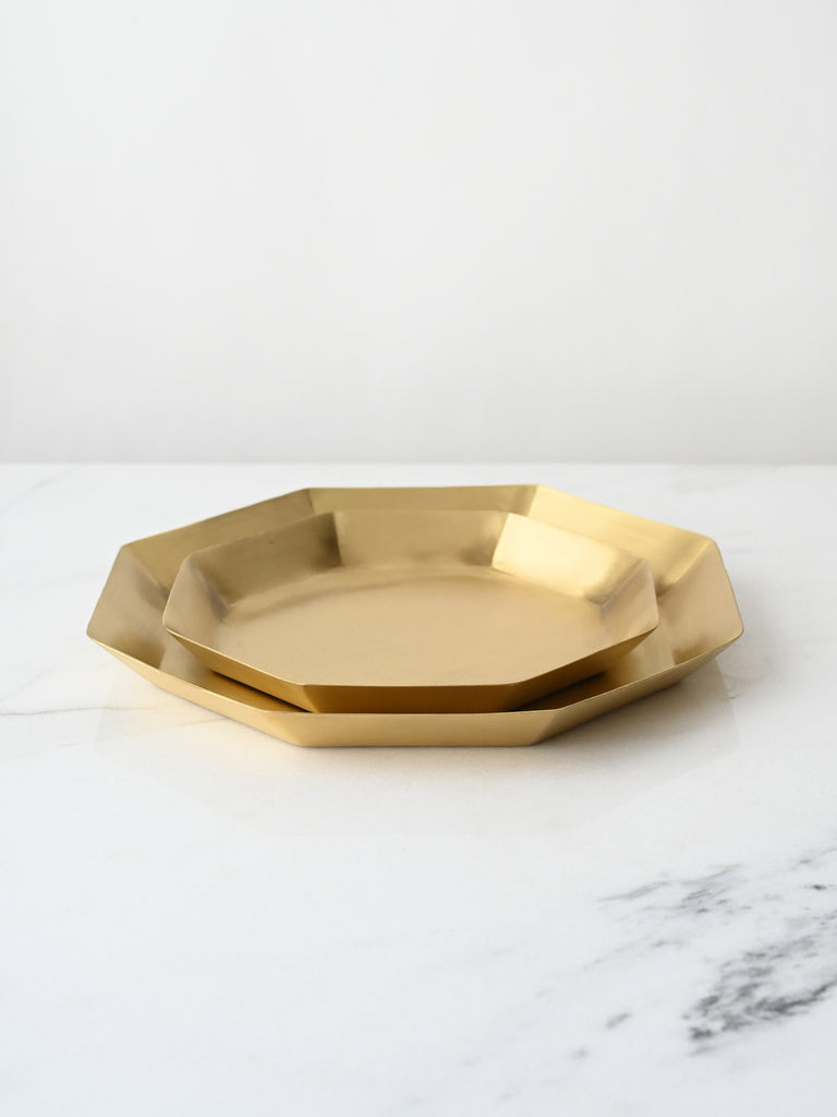 Brass Octagonal Tray