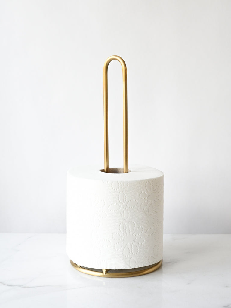 Brass Paper Roll Holder