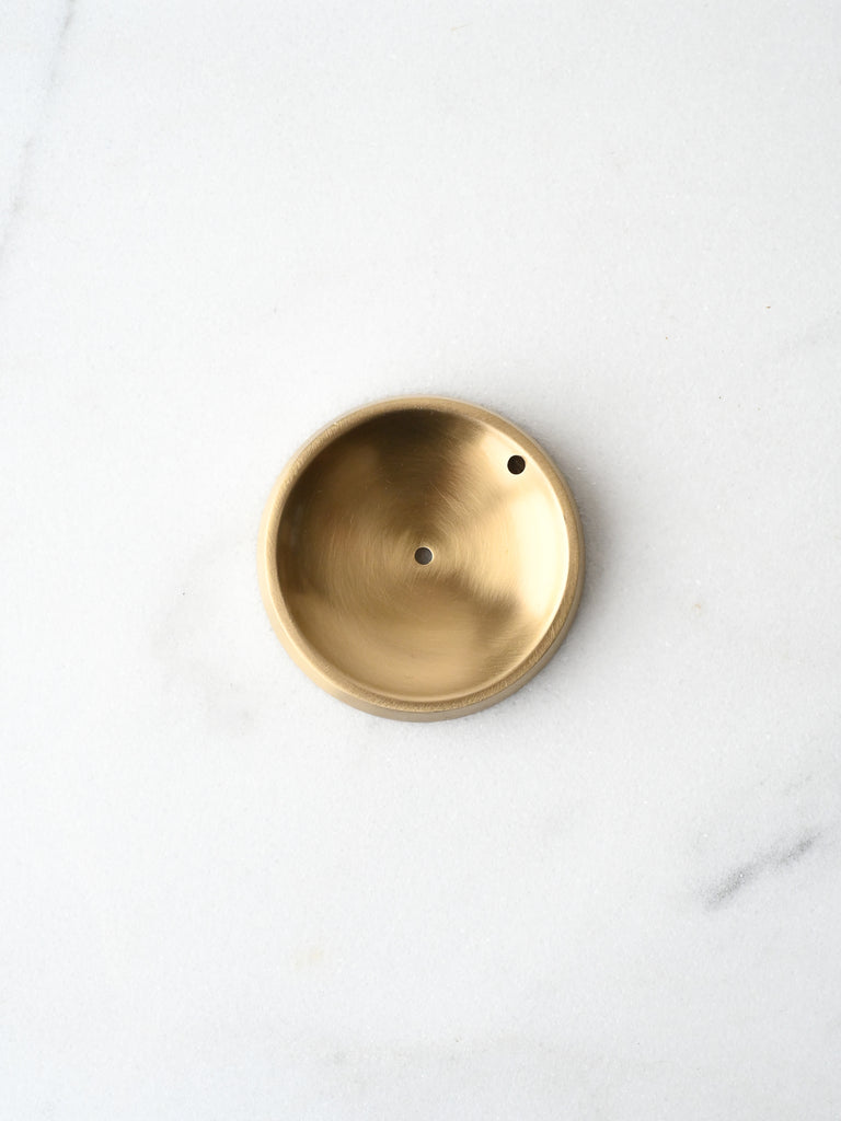 Brass Round Incense Holder