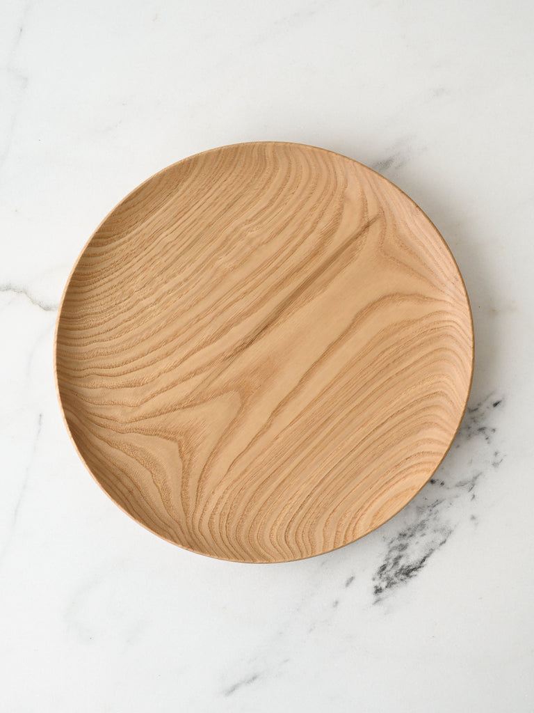 Urushi-Lacquered Large Wooden Plate | Kuri