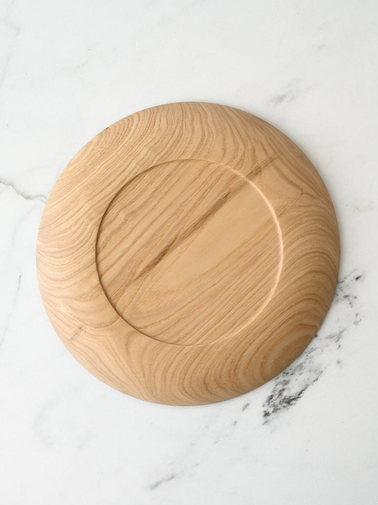 Urushi-Lacquered Large Wooden Plate | Kuri