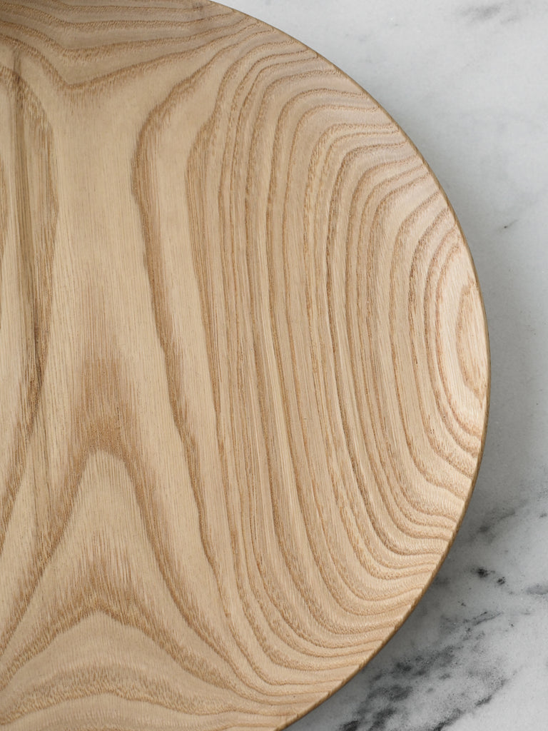 Urushi-Lacquered Large Wooden Plate | Kuri