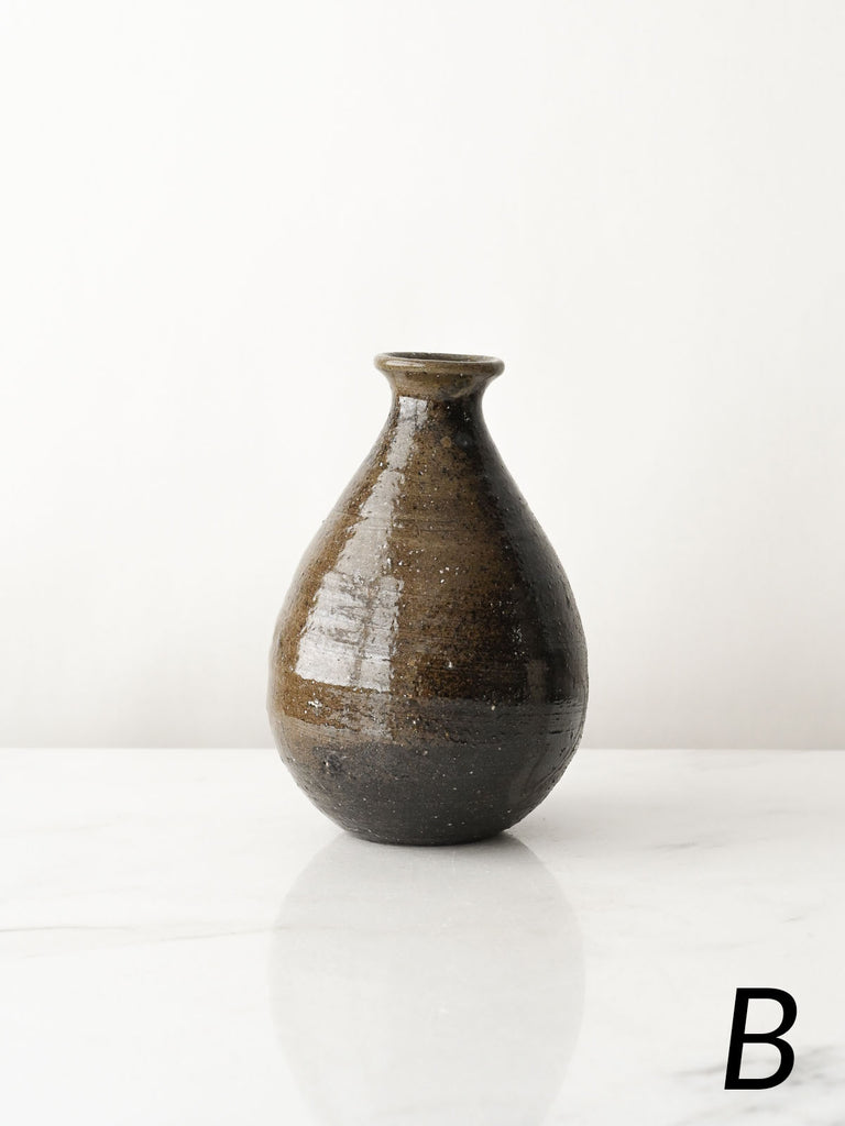 Sake Bottles in Dark Soda Fire