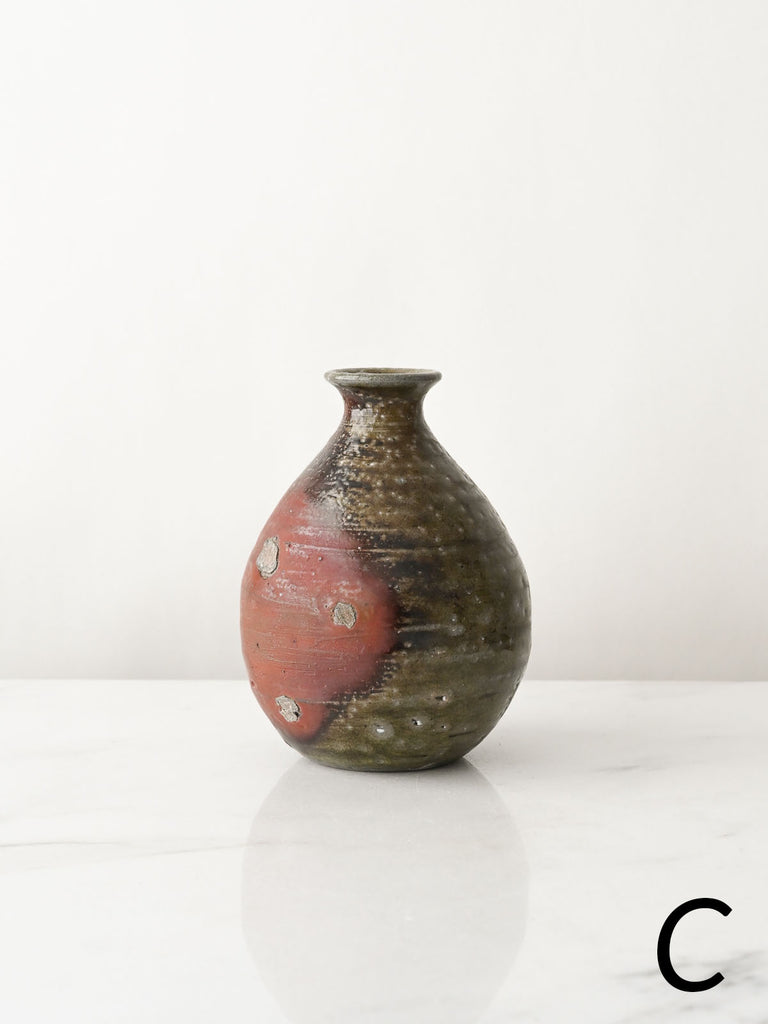 Sake Bottles in Dark Soda Fire