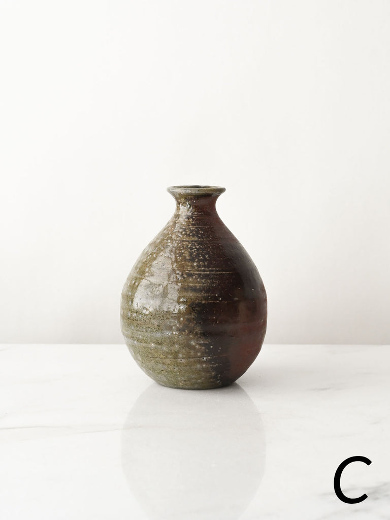 Sake Bottles in Dark Soda Fire