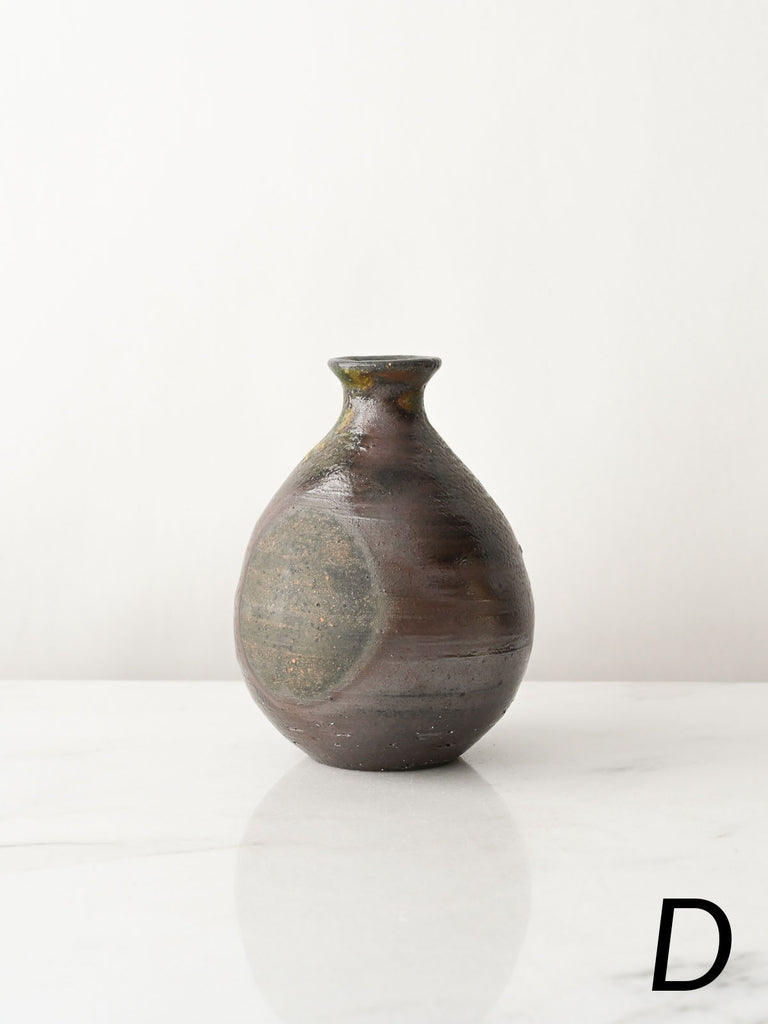 Sake Bottles in Dark Soda Fire