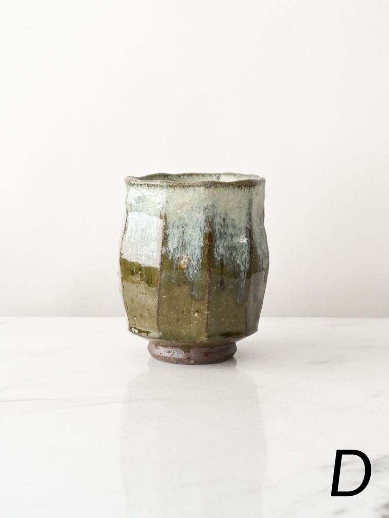 Wild Clay Yunomi in Flowing Glaze