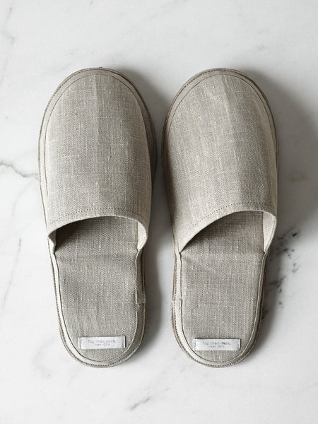 Linen House Slippers in Natural