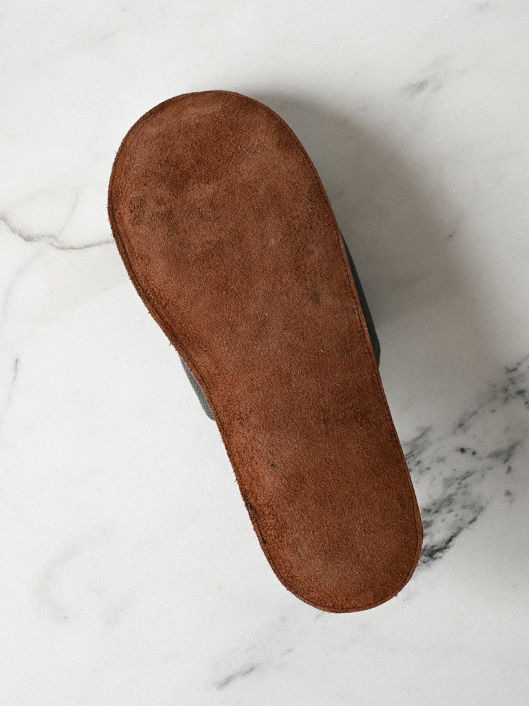 Linen House Slippers in Gris Blue