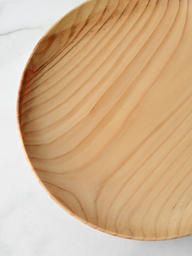 Urushi-Lacquered Wooden Plate | Akamatsu