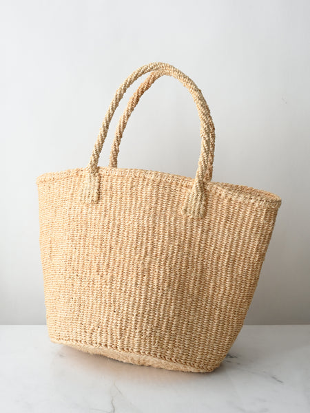 Medium Sisal Tote Basket | Natural