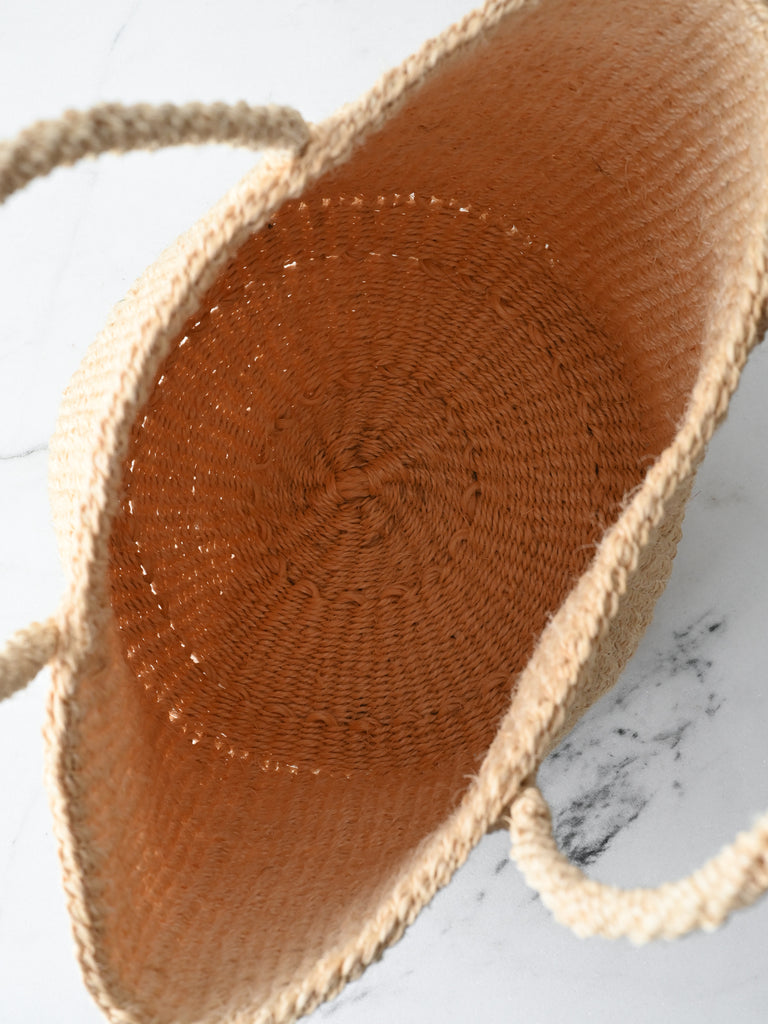Medium Sisal Tote Basket | Natural