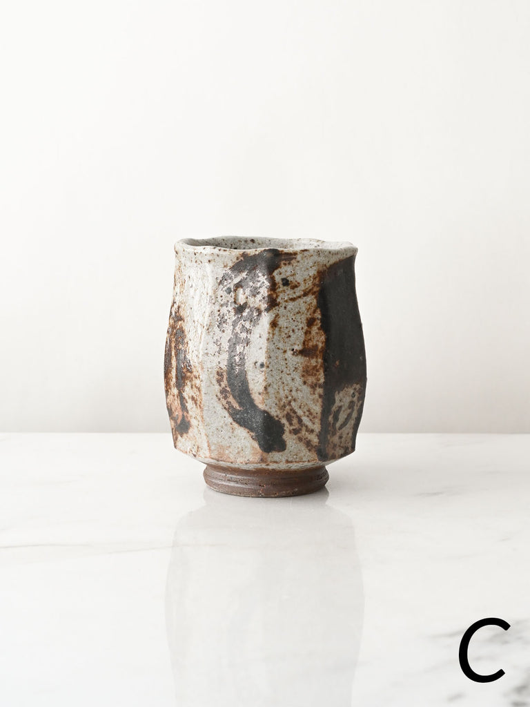 Wild Clay Yunomi in Granite Glaze