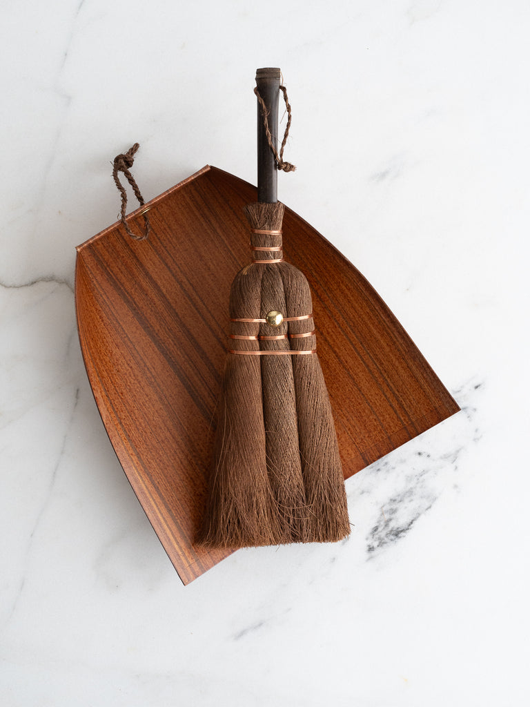 Palm & Copper Hand Broom