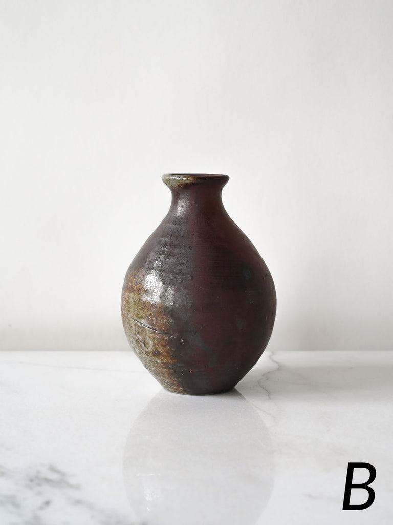 Sake Bottles in Dark Soda Fire