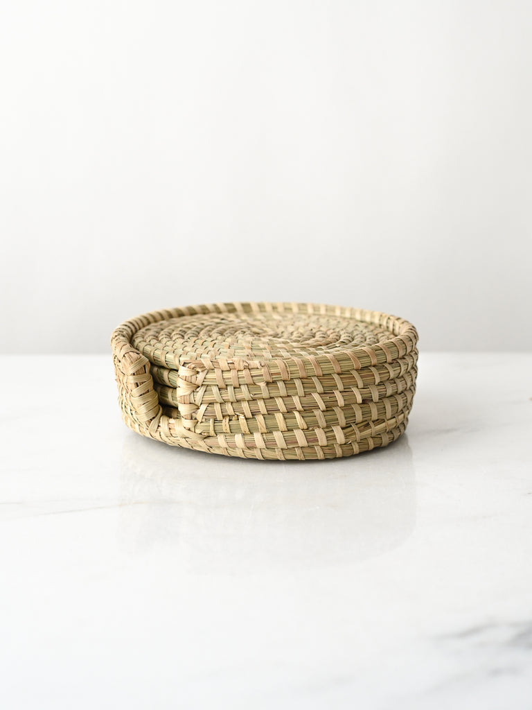 Sweetgrass Coaster Set