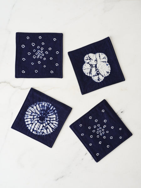 Shibori Coasters | Set of 4