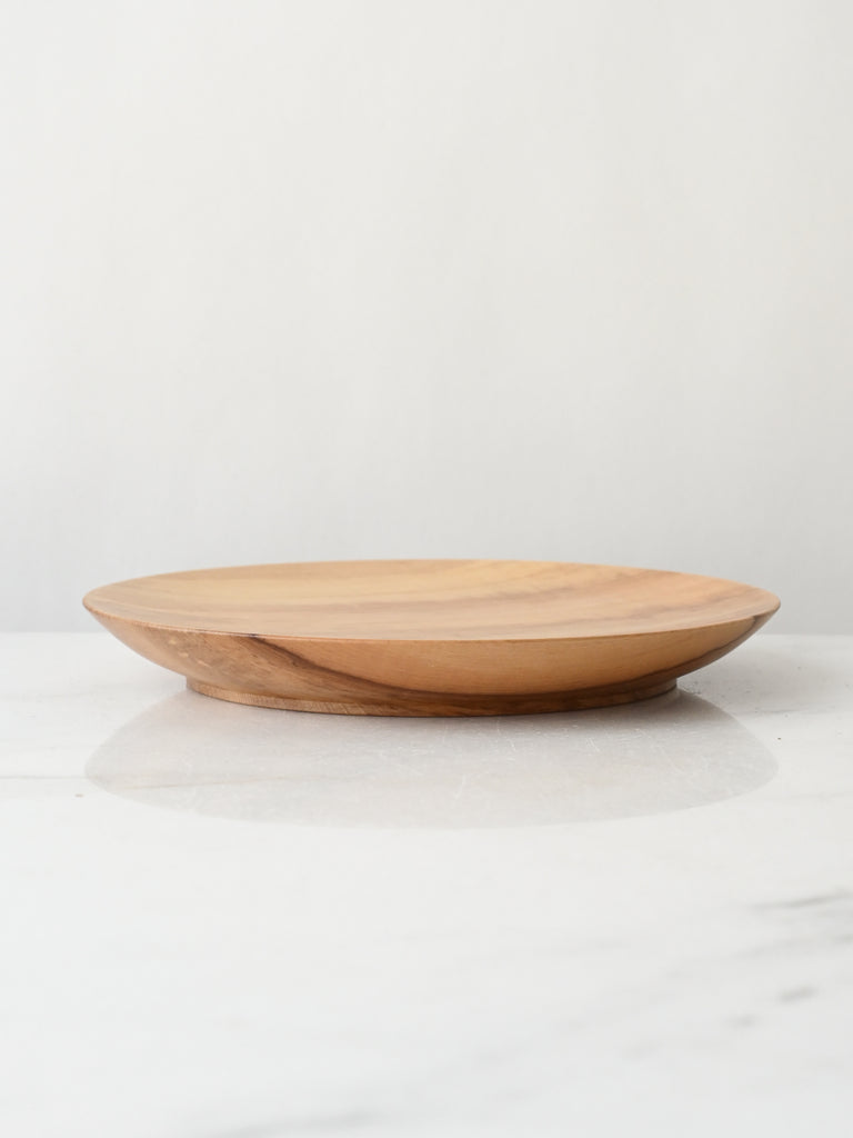 Urushi-Lacquered Small Wooden Plate | Tochi